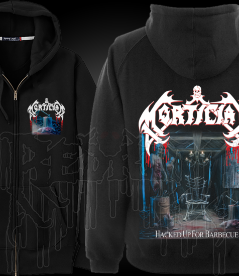 Hacked Up For Barbecue Zipper Hoodie