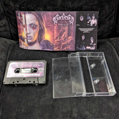 MORTICIAN - Domain of Death (Audio Cassette Tape Black Reissue) - Image 2