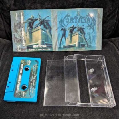 MORTICIAN - Zombie Apocalypse (Audio Cassette Tape Blue Windowless) - Image 2