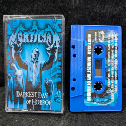 MORTICIAN - Darkest Day Of Horror (Audio Cassette Tape Blue Reissue)