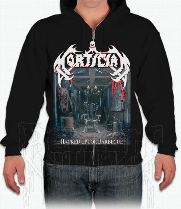 Hacked Up For Barbecue Full Front Zipper Hoodie - Image 3