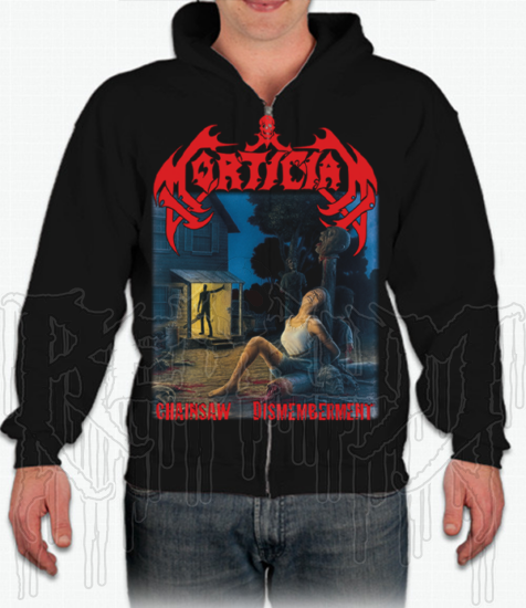 Chainsaw Dismemberment Full Front Zipper Hoodie 4X-LARGE - Image 2