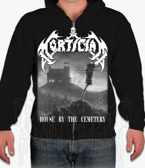 House by the Cemetery Full Front Zipper Hoodie - Image 3