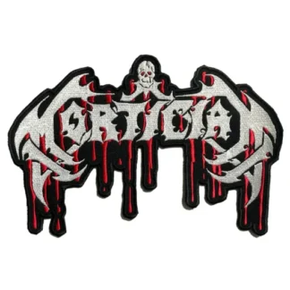MORTICIAN - Big Shaped Embroidered Logo (PATCH) (Import From Poland)