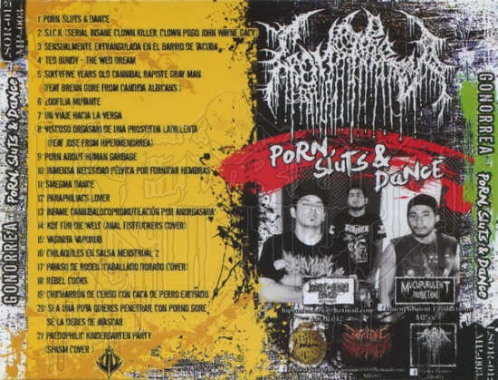 GONORREA - Porn, Sluts & Dance CD - Image 2