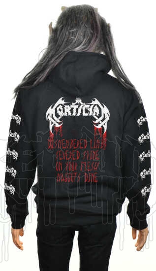 MORTICIAN - Brutally Mutilated Hoodie (Size S) - Image 2