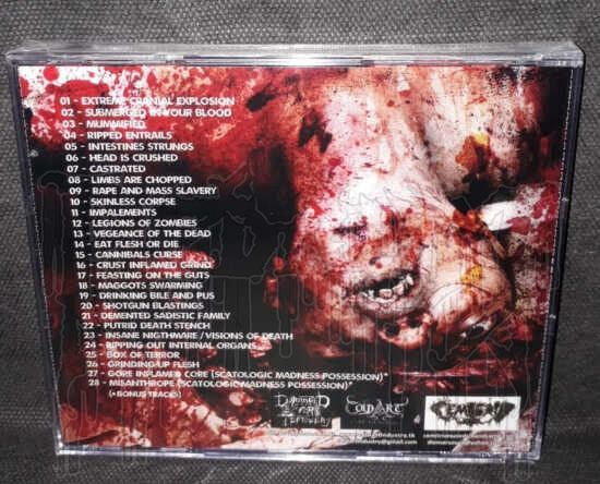 TRITURADOR - Extreme Cranial Explosion CD - Image 2