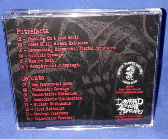 PUTREFACTA / DEFUNTO - Split CD - Image 2